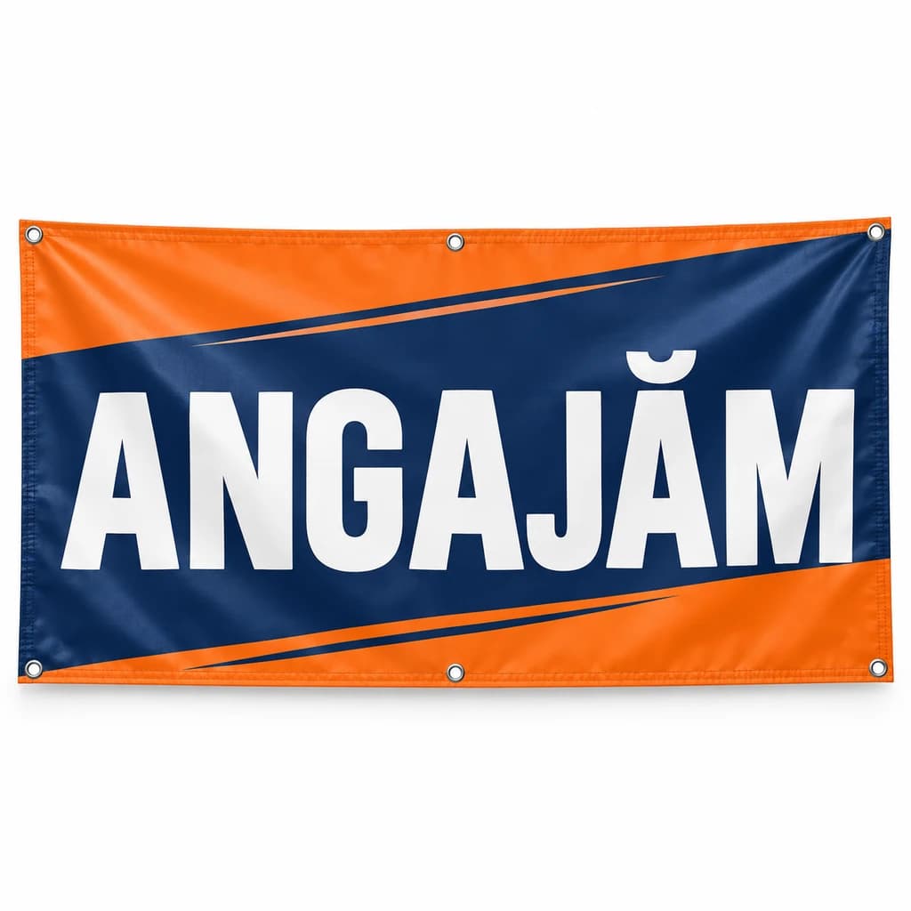 Banner angajăm personal – model contrast