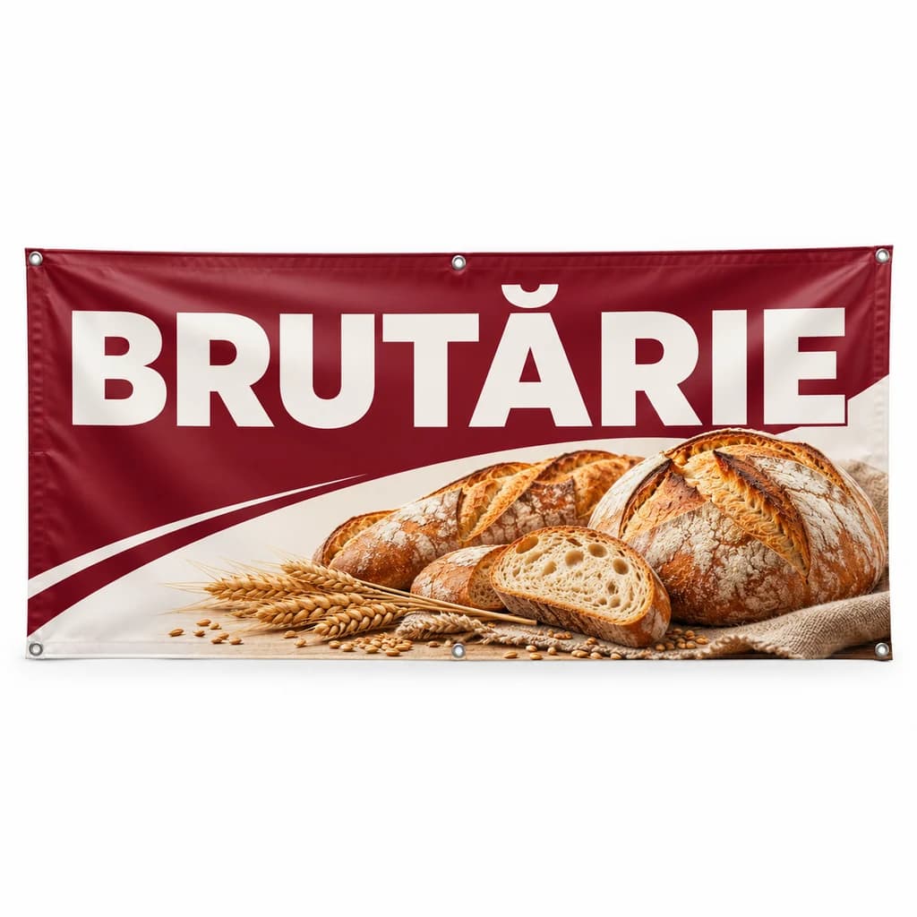 Banner brutărie – model dinamic