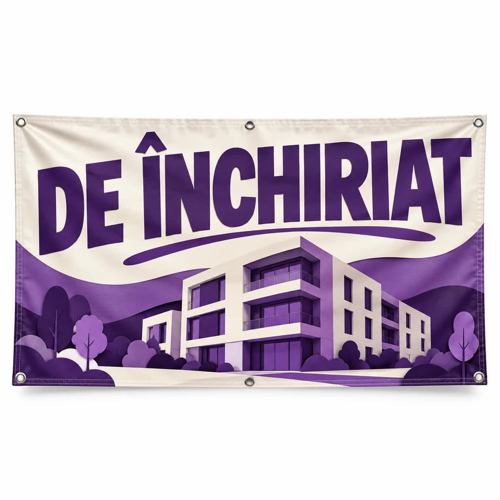 Banner de închiriat – model urban