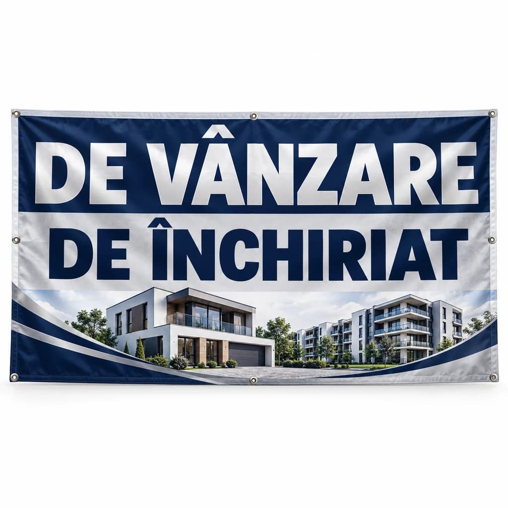 Banner de vânzare / de închiriat – model panoramic
