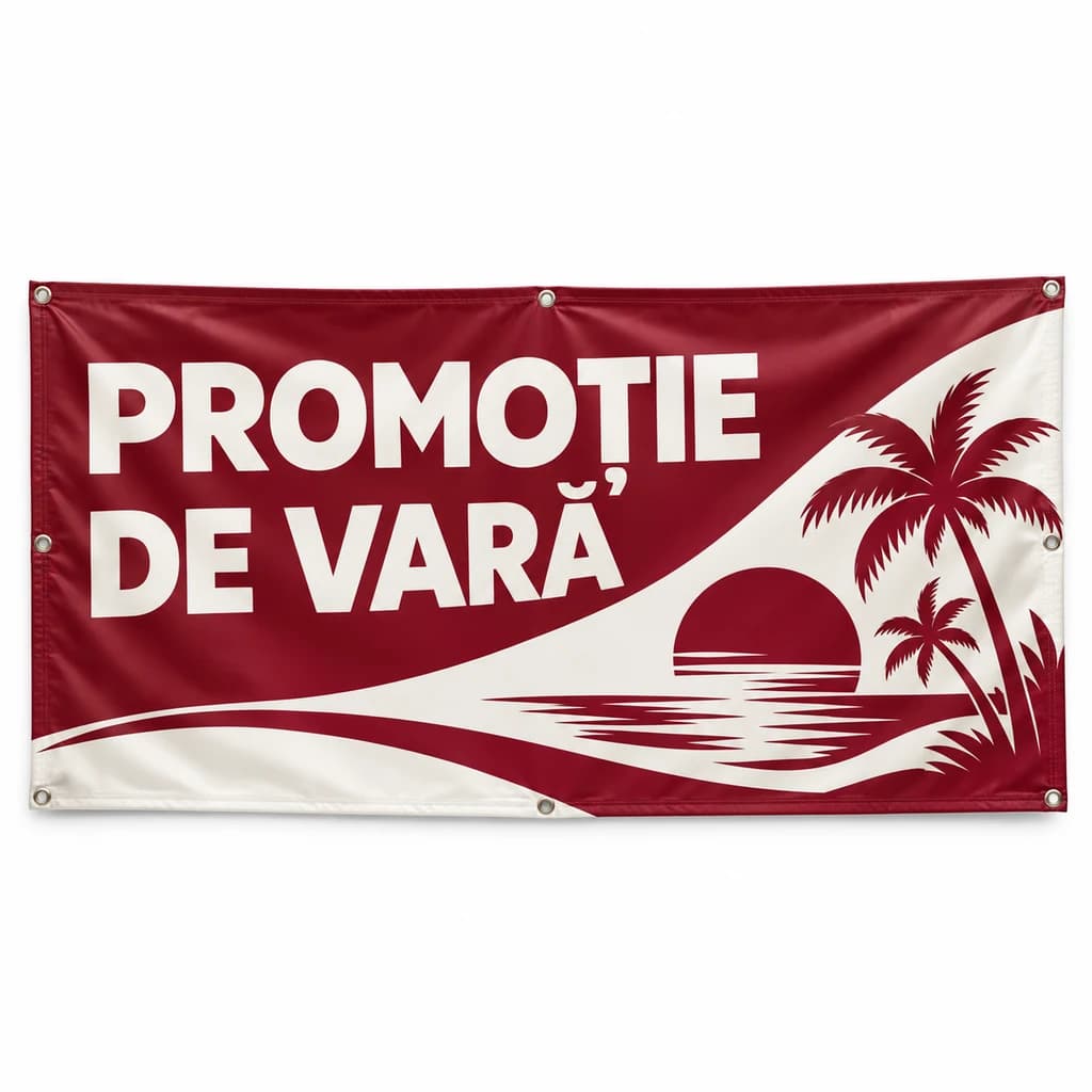 Banner promoție de vară – model dinamic