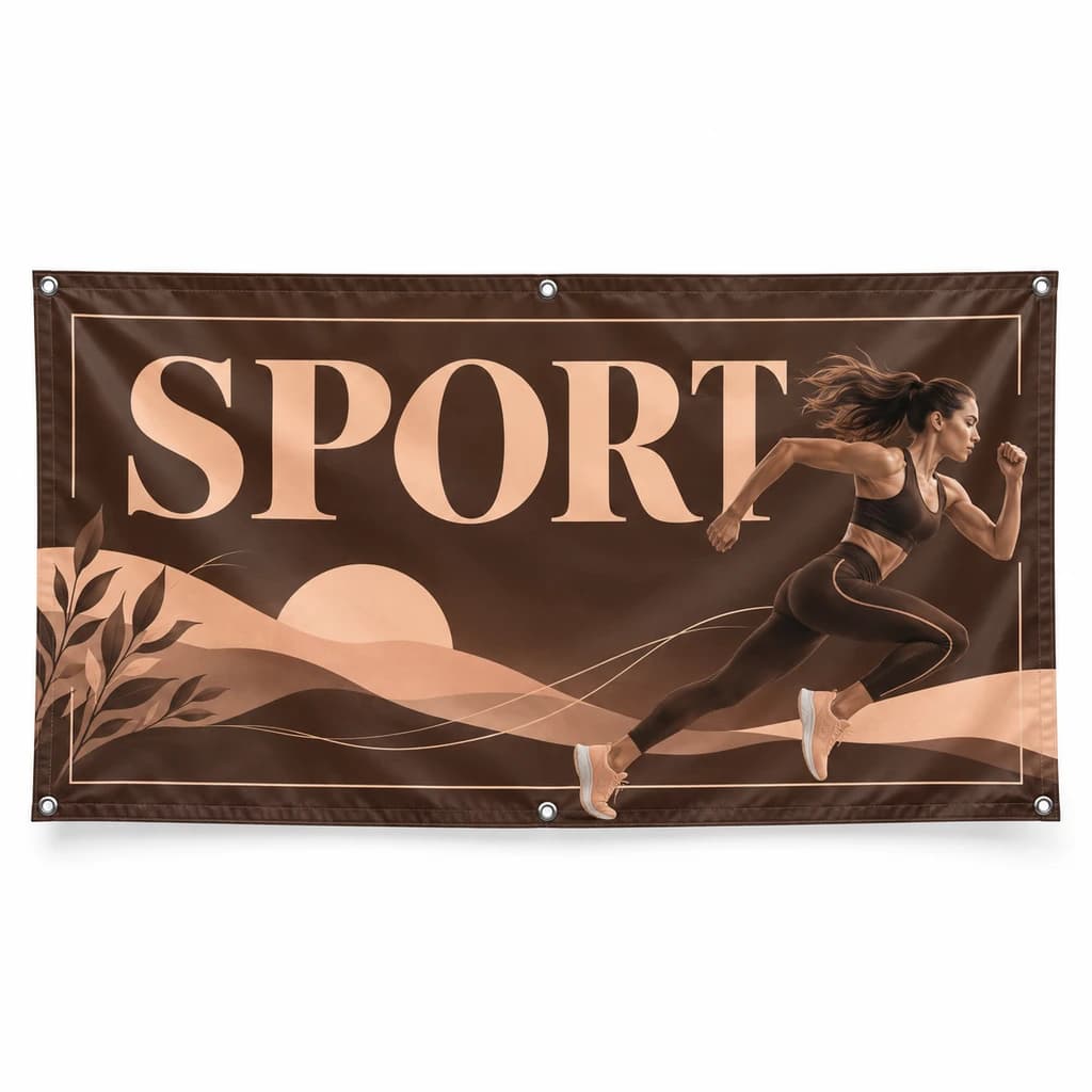 Banner sport – model elegant