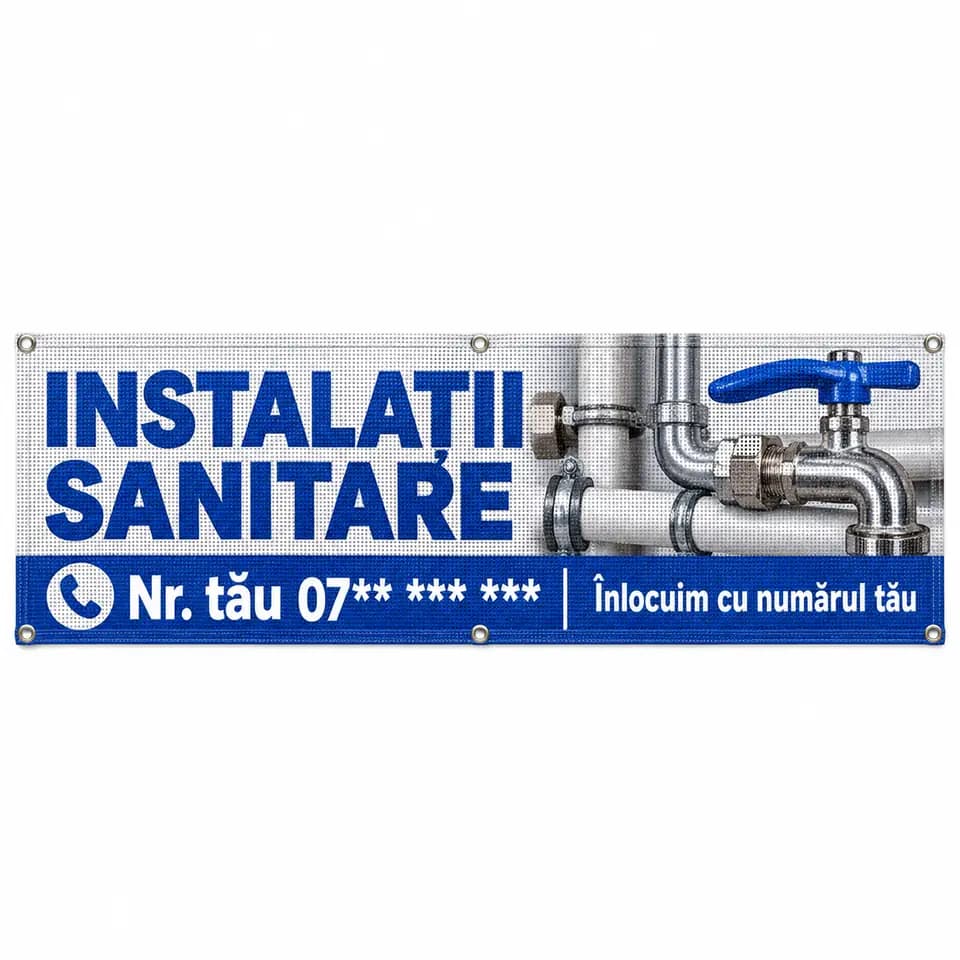 Mesh instalații sanitare cu numărul tău