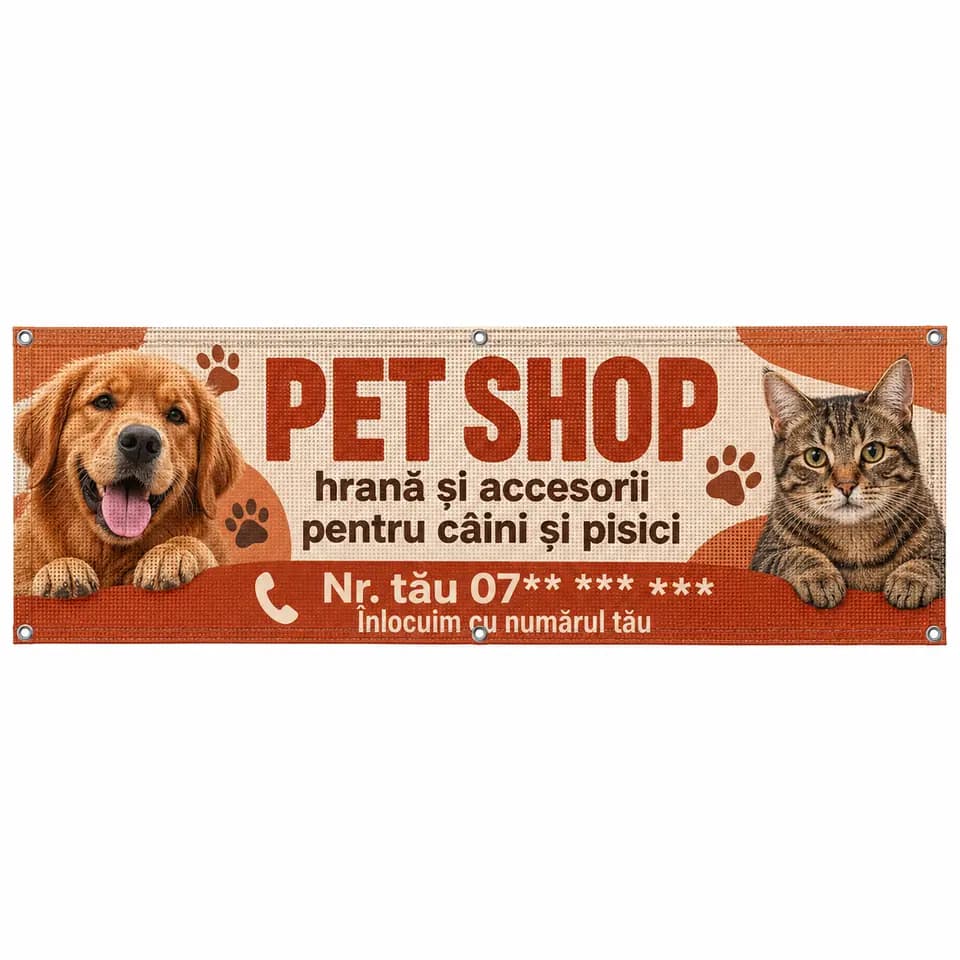 Mesh pet shop cu numărul tău