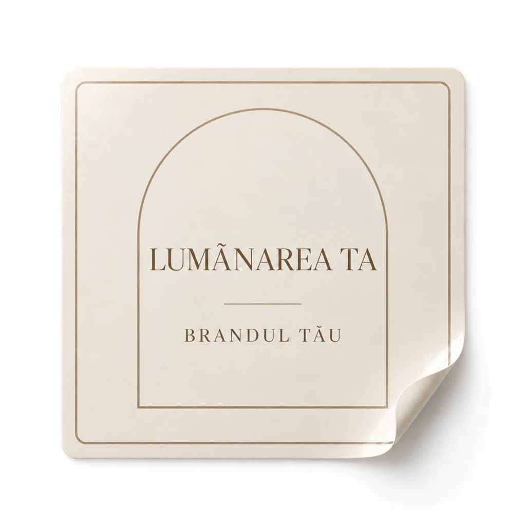 Etichete personalizate pentru lumânări