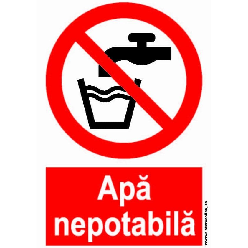 Semn Indicator Apa Nepotabila