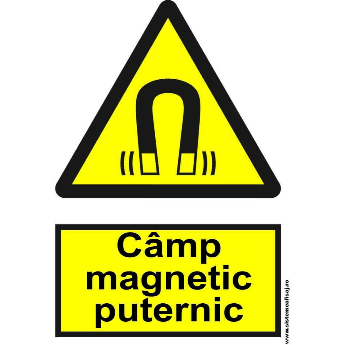Semn Indicator Camp Magnetic Puternic