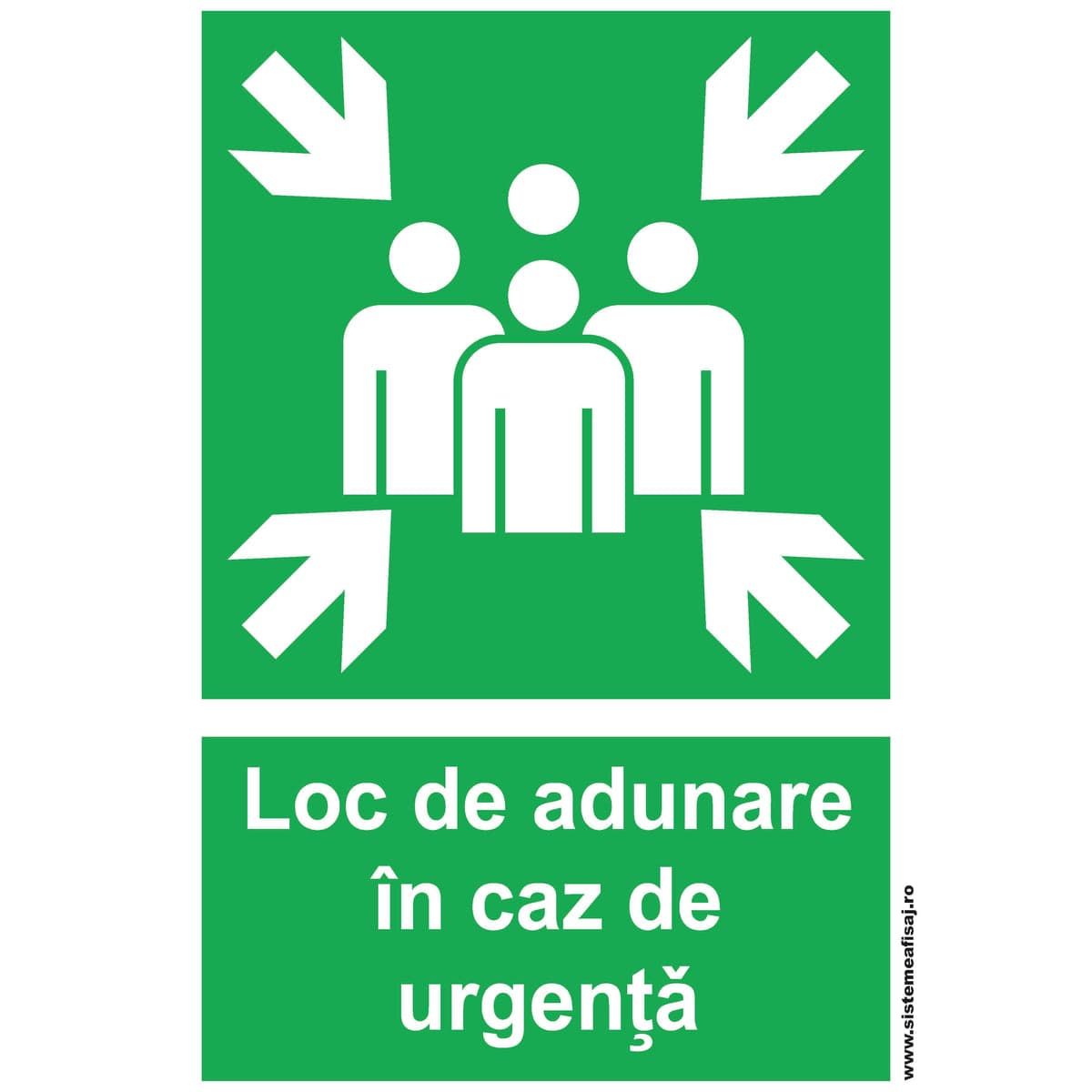 Semn Indicator Loc De Adunare In Caz De Urgenta