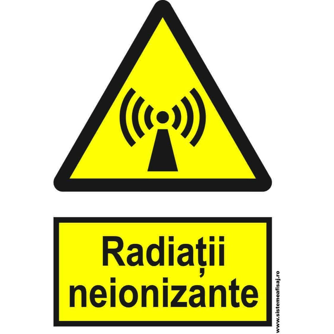 Semn Indicator Radiatii Neionizante