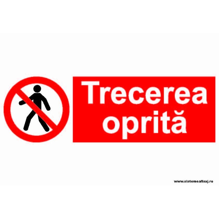 Semn Indicator Trecere Oprita