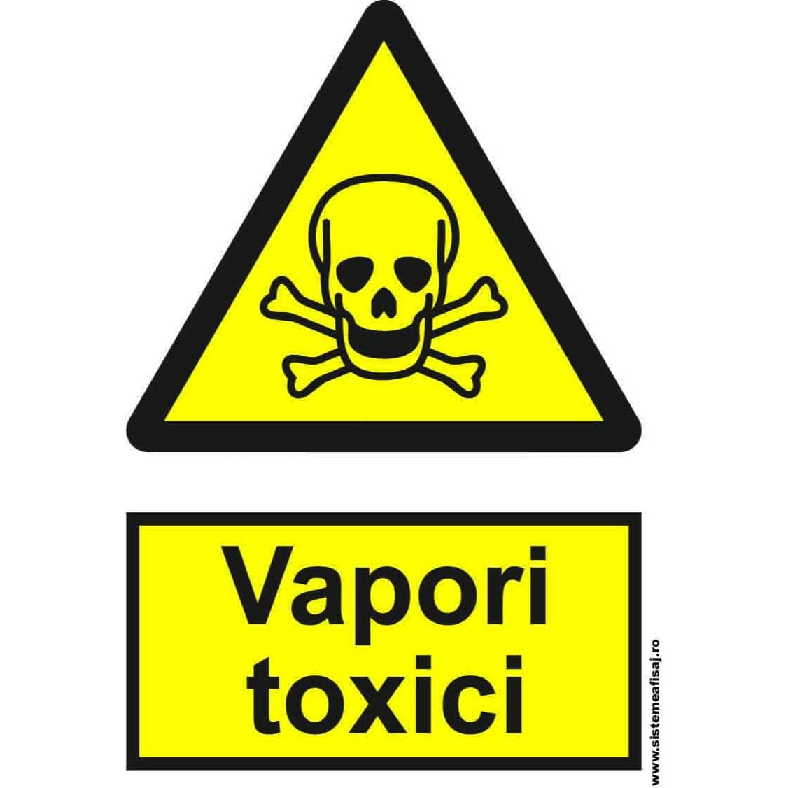 Semn Indicator Vapori Toxici
