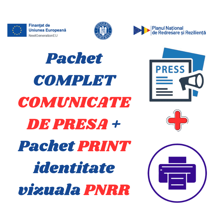 Kit Vizibilitate PNRR - Digitalizare IMM