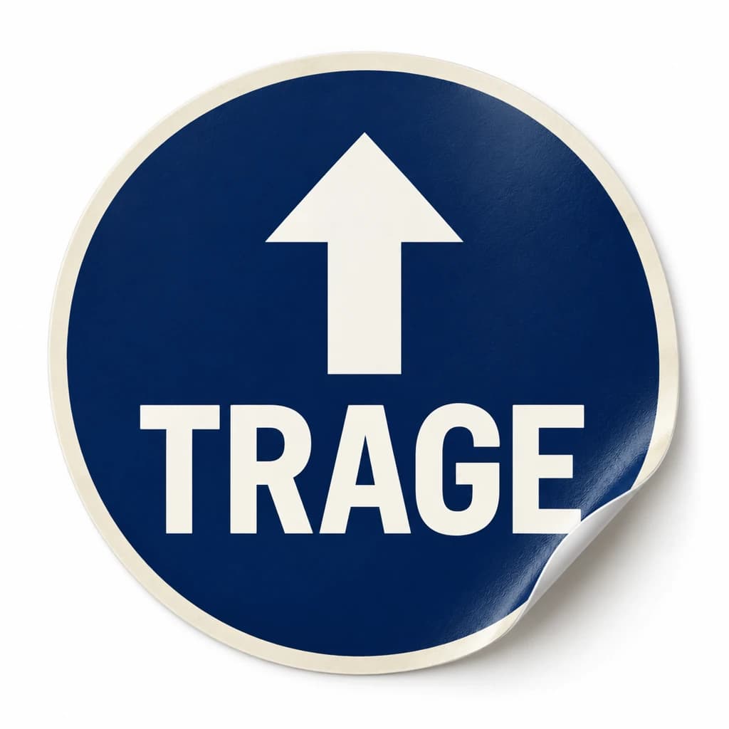 Autocolant Trage / Împinge pentru ușă · 1 bucată, 15 × 15 cm
