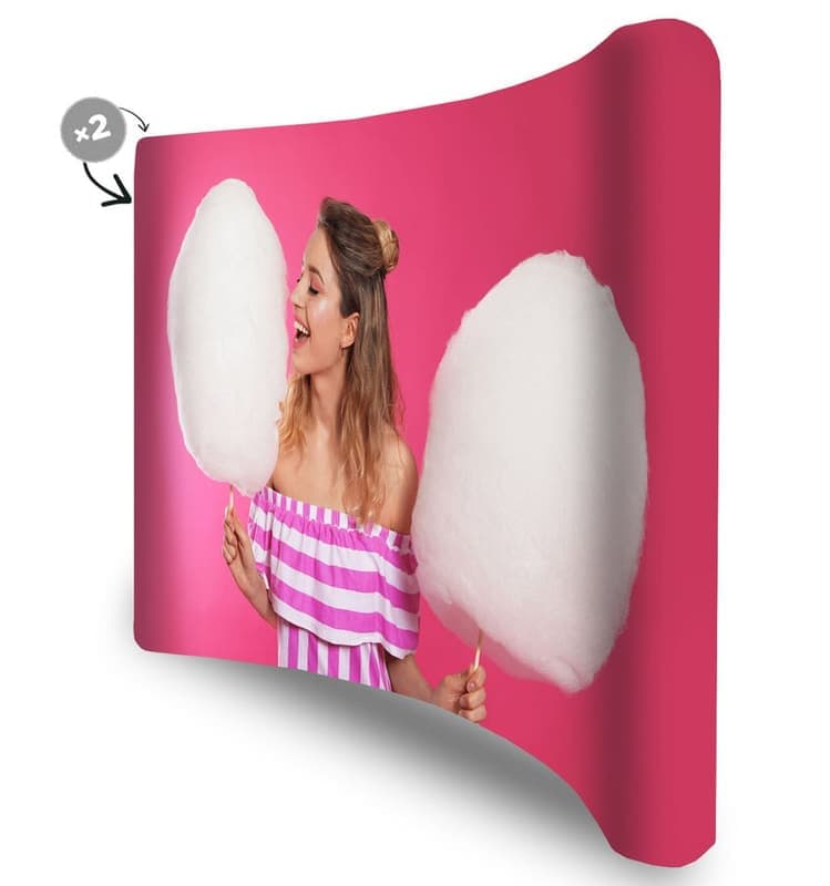 Pop-Up Textil Curb 2.0 m